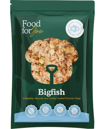 Food for Joe Bigfish — comida natural para perros