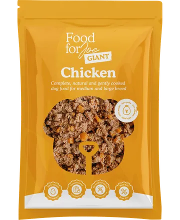 Food for Joe Chicken Giant — comida natural para perros