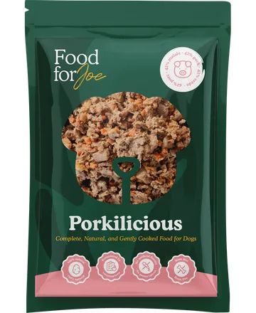 Food for Joe Porkilicious — comida natural para perros