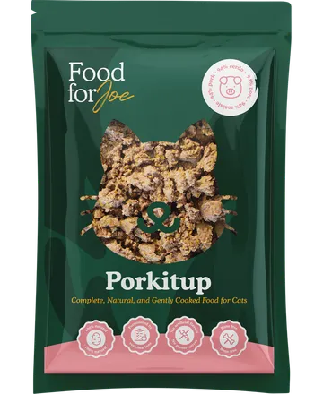 Food for Joe Porkitup — comida natural para gatos