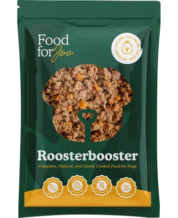 Food for Joe Roosterbooster — comida natural para perros